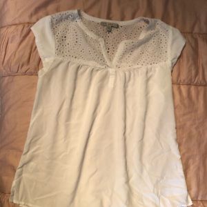 Pale Sky Stitch Fix Kiara Eyelet Lace Top Med.